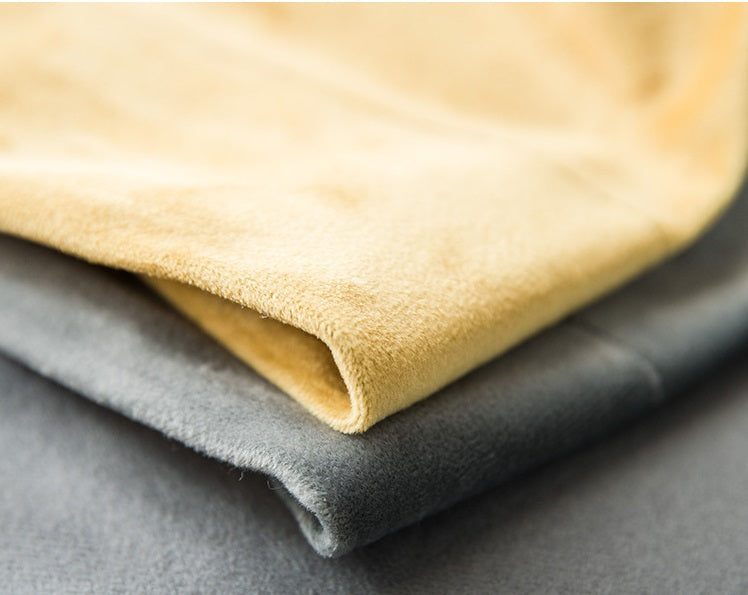 Grand Luxury Vintage Style Velvet Blackout Patchwork with Trim Curtains