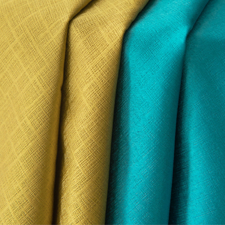 Grand Hidden Stripe Pattern Blackout Curtain, Mixed Color Patched Curtains