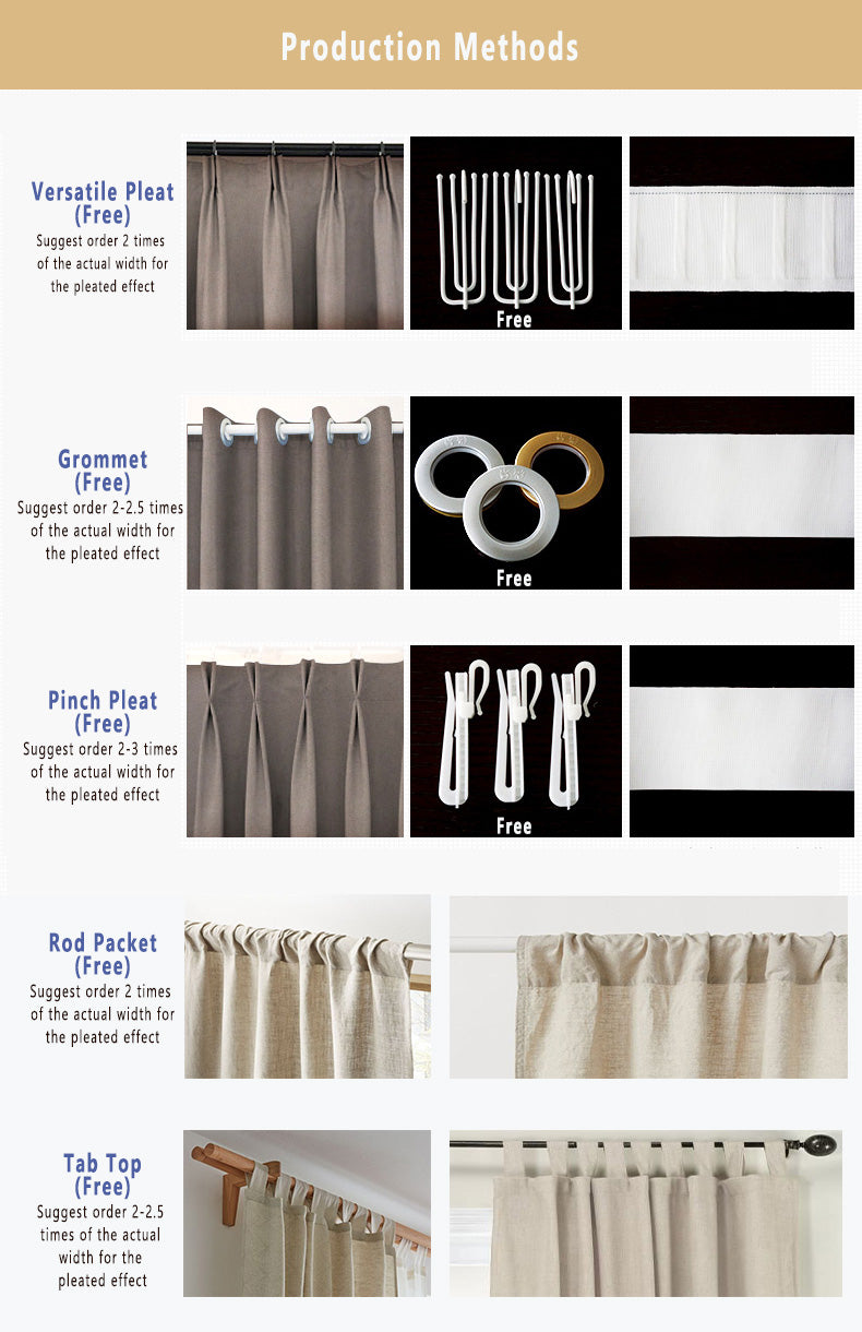 Custom Linen Pattern Sheer Curtain with Black Edge